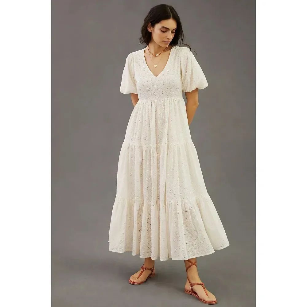 Anthropologie Mother V-Neck Maxi Dress $350